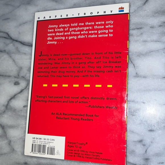 Drive-By Harper Trophy Children’s - Teen - Easy Read Intense Book By Lynne Ewing - Picture 3 of 3